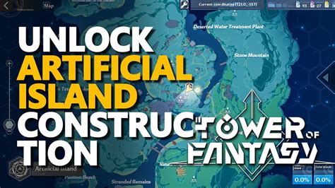 Unlock Artificial Island Construction Tower of Fantasy - YouTube