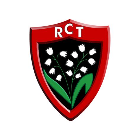 Stickers logo rugby RCT - Color-stickers