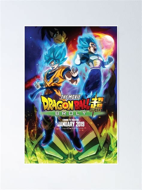 "DBS Broly Movie" Poster for Sale by paleoedward | Redbubble