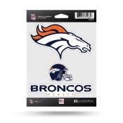Denver Broncos - 8x8 Full Color Die Cut Decal at Sticker Shoppe