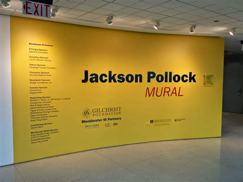 History and Culture by Bicycle: Jackson Pollock: Mural, Intro and Info.