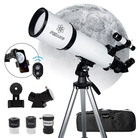 Telescope 80mm Aperture 600mm - for Beginners & Adults Astronomical Refracting Telescopes AZ ...