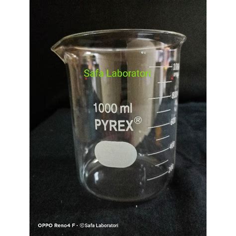 Jual Beaker Glass / Gelas Kimia 1000ml Pyrex Indonesia|Shopee Indonesia