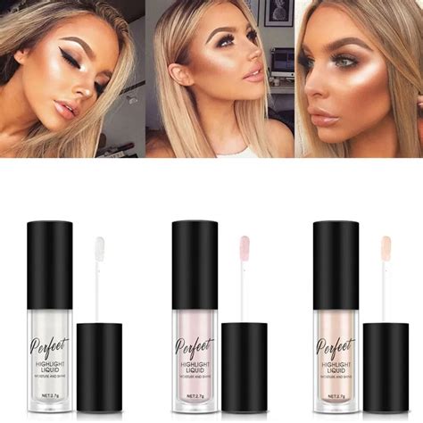 Makeup Highlighter Illuminator Contouring Makeup Face Brightener Concealer Liquid Highlighter ...