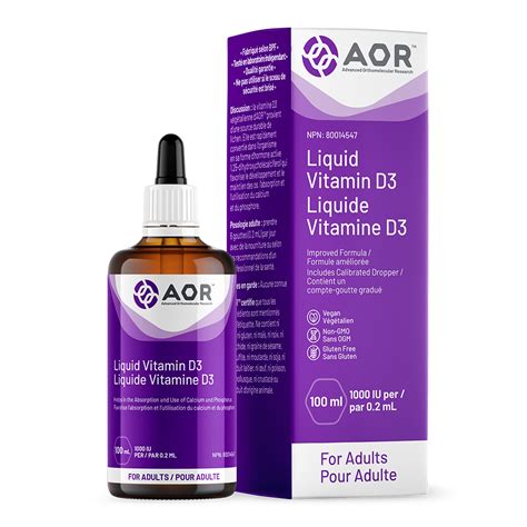 Vitamin D3 Liquid (Adult) - La Parapharmacie