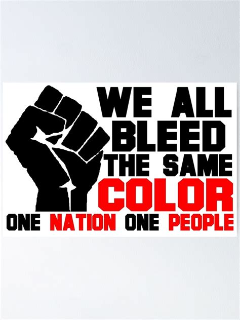 "ONE NATION ONE PEOPLE- USA" Poster for Sale by truthtopower | Redbubble