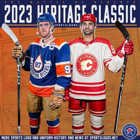 2023 Heritage Classic Uniforms for Edmonton Oilers and Calgary Flames Revealed – SportsLogos.Net ...