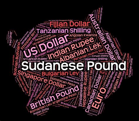 Sudanese Pound Means Currency Exchange And Coinage | Stock image ...