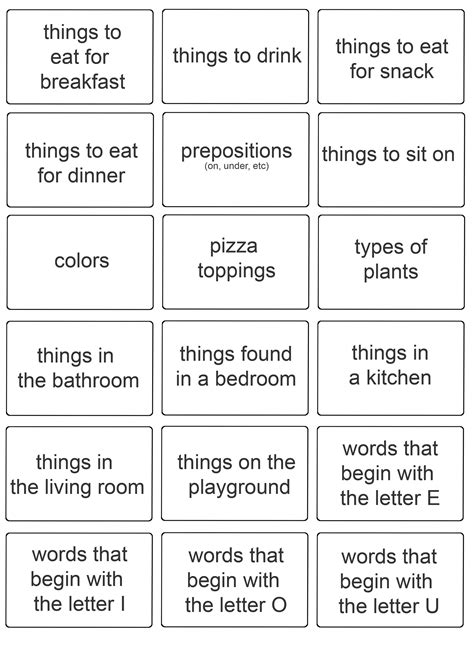 Printable Pictionary - Printable Word Searches