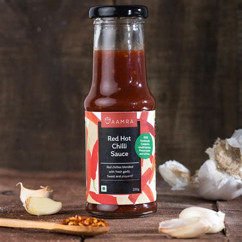 Red Hot Chilli Sauce – Aamra – 220gm – Nature’s Soul