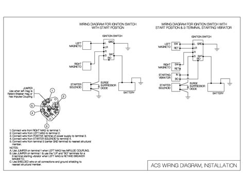 Ignition Switch Wiring Diagram – ACS Products Company