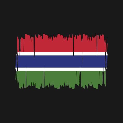 Gambia Flag Vector. National Flag 9944304 Vector Art at Vecteezy