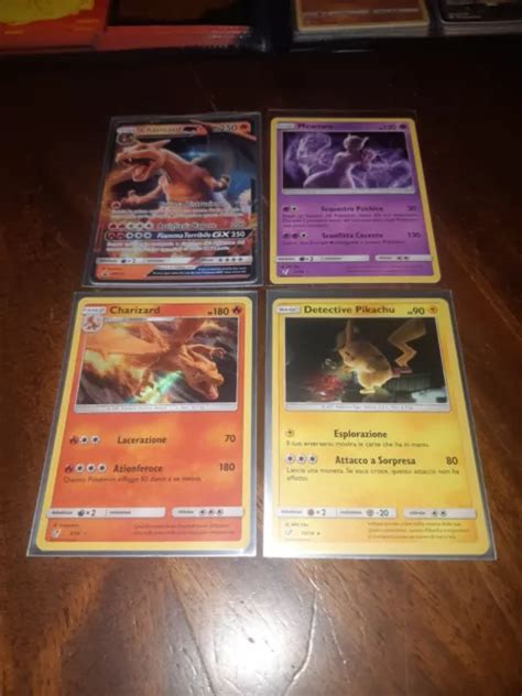 POKEMON DETECTIVE PIKACHU Charizard Card Set mewtwo Pikachu Charizard gx holo £62.34 - PicClick UK