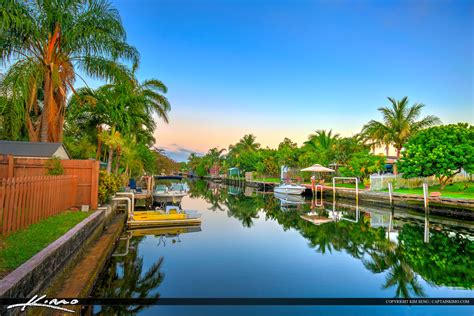 Waterfront Property Real Estate Photography Hollywood Florida | HDR Photography by Captain Kimo