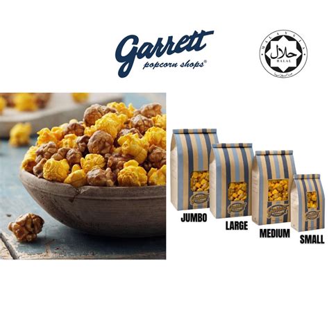 Garrett Popcorn 8 Flavor Popcorn Premium Snacks *HALAL* (Ship In 24 Hr ...