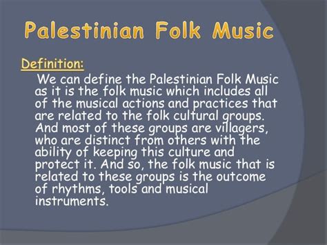 Palestinian music