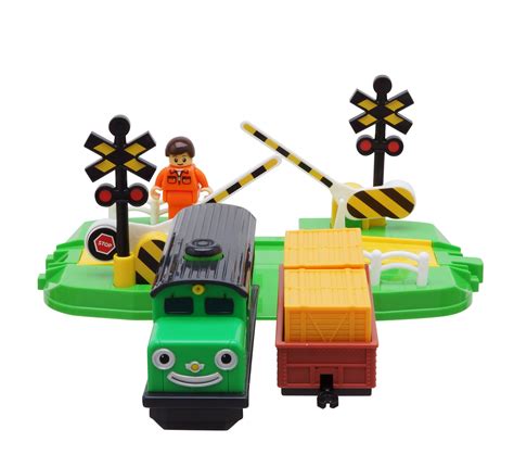 Tayo the Little Bus 120 Titipo Diesel Motorized Toy Train, Crossing Bridge Playset: Buy Online ...