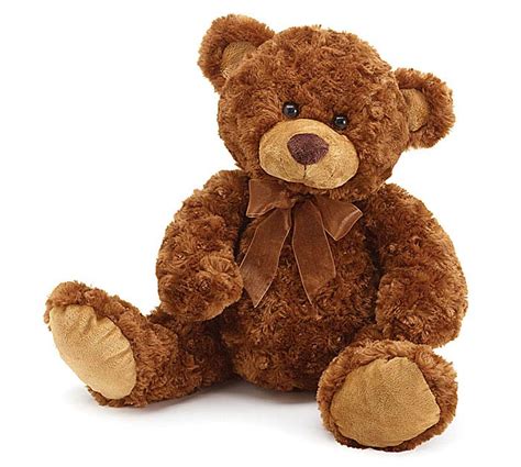 14" Sitting Brown Bear Plush