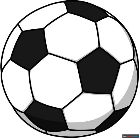 How to Draw a Cartoon Soccer Ball - Really Easy Drawing Tutorial