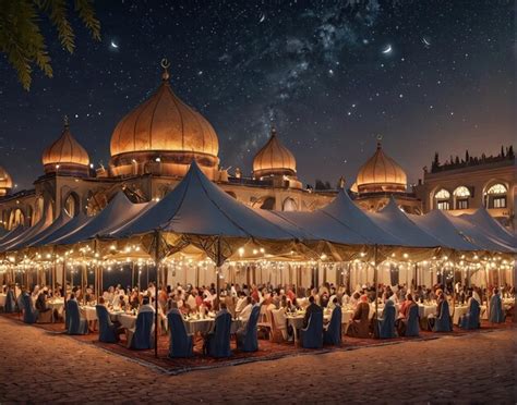 Premium Photo | A night time view of the grand mosque