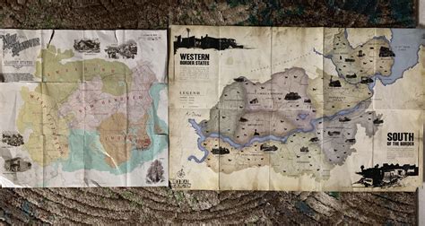 RDR1 vs RDR2 Maps , I was arranging my old gaming stuff and what I have ...