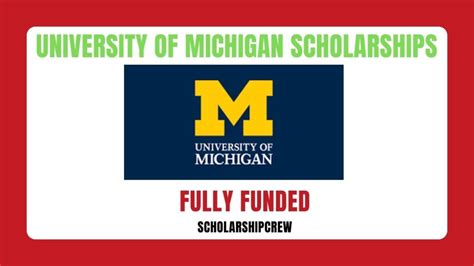 University of Michigan Scholarships 2022 in USA | Fully Funded