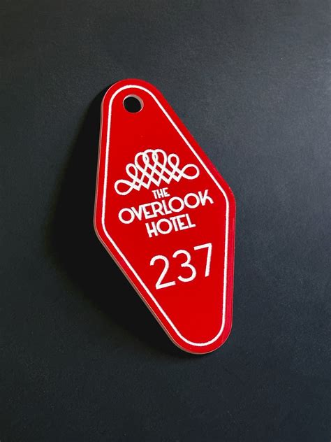 The Shining Inspired Overlook Hotel Room 237 Key Chain - Etsy