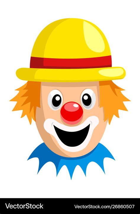 Cute Cartoon Clown Faces