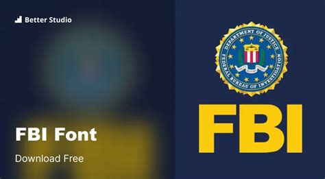 FBI Font: Download Free Font & Logo