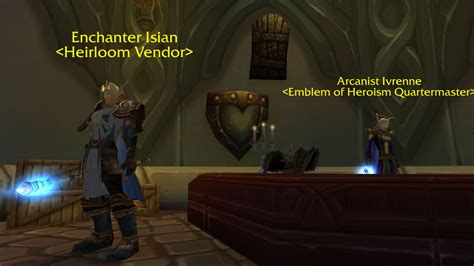 Emblem of Heroism and Emblem of Valor - WotLK Classic