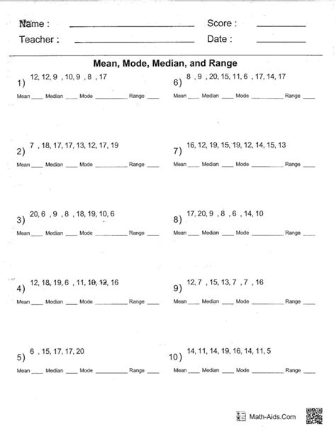 Standard Deviation Worksheets Grouped And Ungrouped Data — db-excel.com