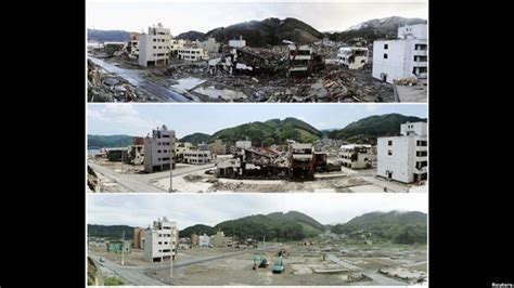 En fotos: el antes y el después del tsunami en Japón - BBC News Mundo