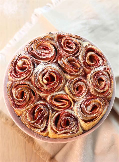 Tarte aux pommes "bouquet de roses" - Régal