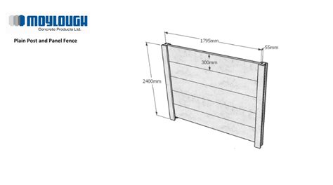 Moylough Concrete - Fence Products