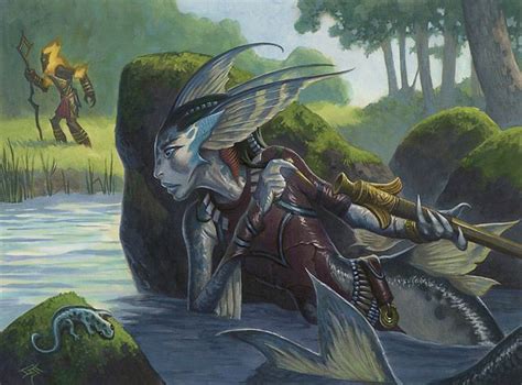 Merfolk from lorwyn | Mythological creatures, Merfolk, Fantasy creatures