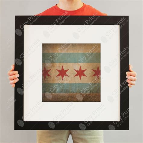 Chicago Flag Art - City Prints