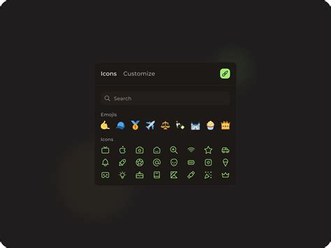 Icon & Emoji Picker by UI Rocket Studio™ on Dribbble