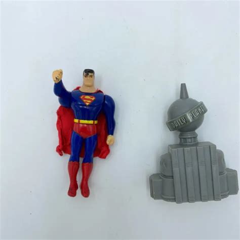 VINTAGE BURGER KING Kids Club Meal Toy 1997 Super Man Daily Planet Used $4.89 - PicClick