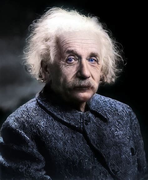 Albert Einstein Color Photo