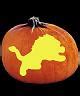 National Football League NFL Football Pumpkin Carving Patterns, Stencils, and Templates by ...