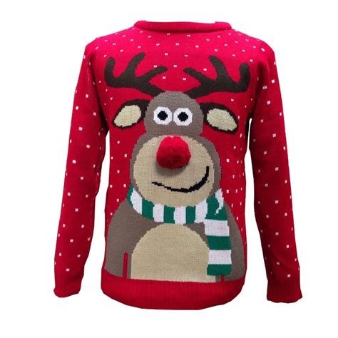 Women Men Christmas Jumpers Reindeer Olaf Minion Xmas Tops Winter ...