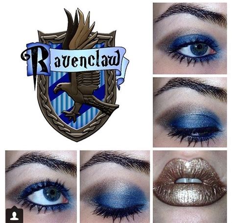 Ravenclaw makeup | Harry potter makeup, Ravenclaw, Harry potter eyeshadow