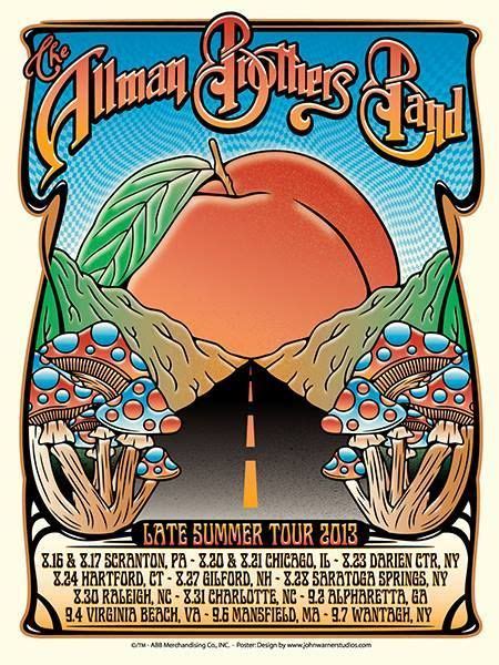 GigPosters.com - Allman Brothers Band | Allman brothers, Allman brothers band, Concert posters