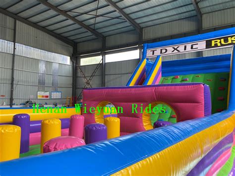 Commercial Outdoor Inflatable Obstacle Courses Challenge