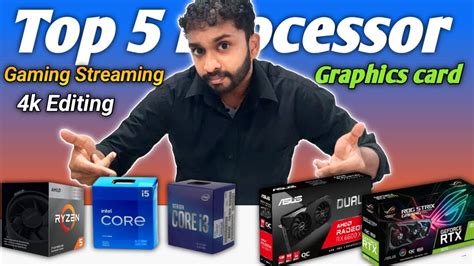 Top 5 Cpu & Gpu Combo for Pc build 2022 Malayalam | Techmart360 - YouTube