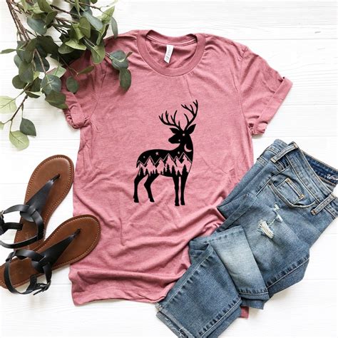 Deer Shirt Deer Shirts for Women Deer Christmas Shirt - Etsy