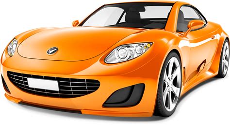 Orange Sports Car PNG Clipart Background - PNG Play