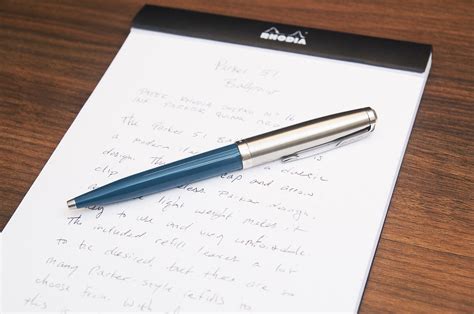 Parker 51 Teal Ballpoint Pen Review — The Pen Addict