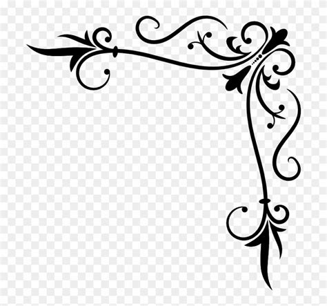 Download Filigree Corner Png - Corner Clip Art Png Transparent Png Png ...