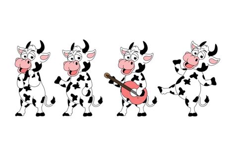 cute cow animal cartoon graphic (2141442)